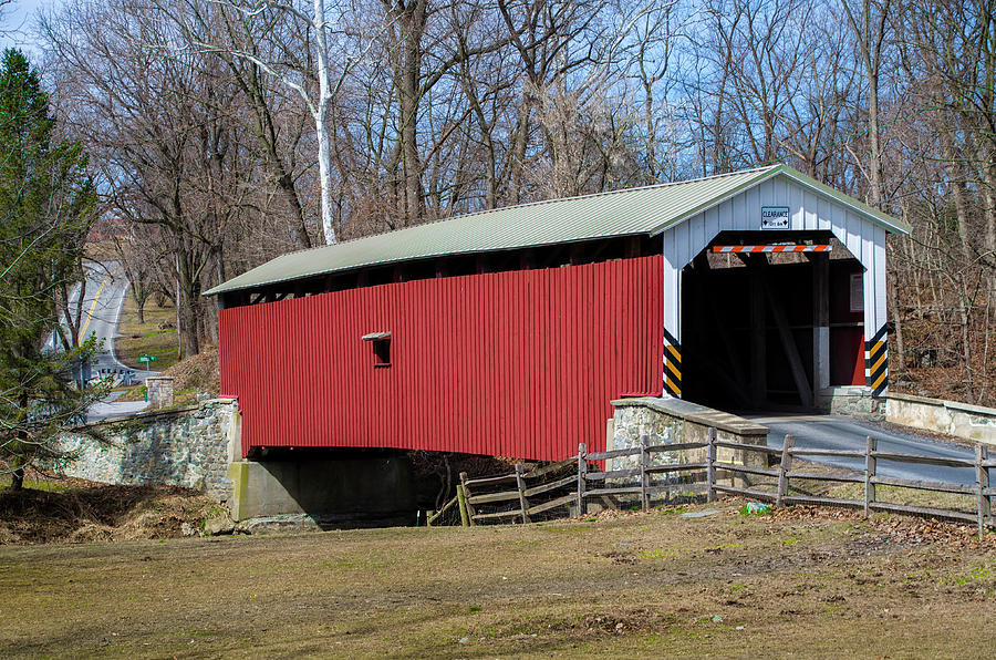 Lime Valley Covered Bridge Photograph by Bill Cannon