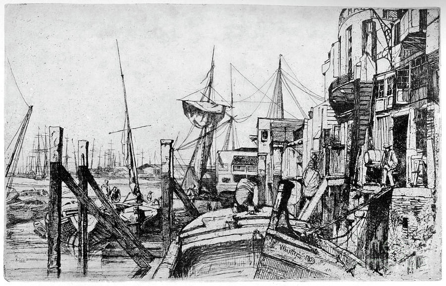Limehouse, 19th Century 1904.artist Drawing by Print Collector