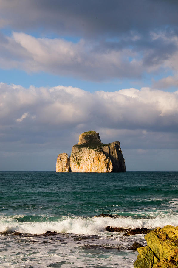 Limestone Cliff Called Pan Di Zucchero Photograph by Aldo Pavan