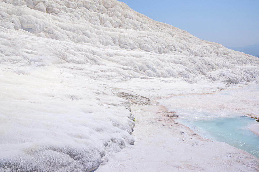 Limestone formations in Pamukkale Photograph by Sun Travels