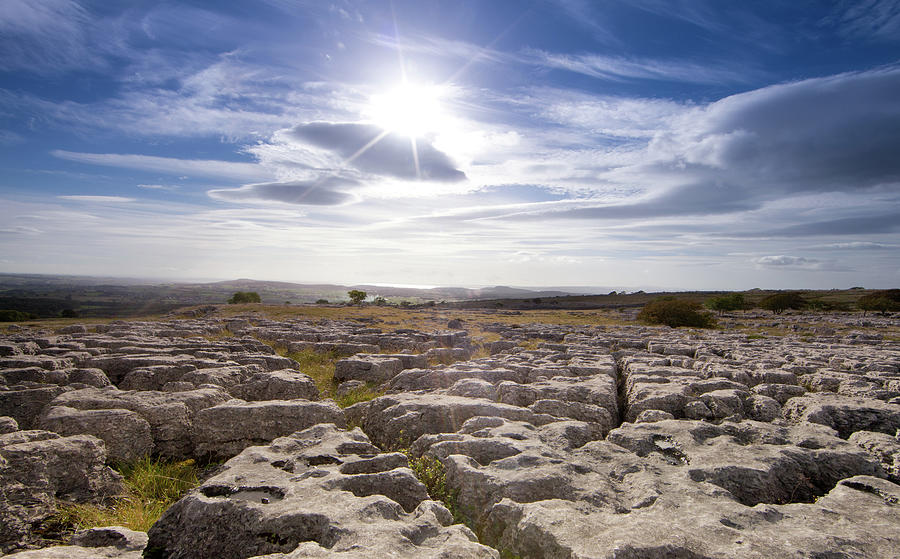 Limestone_sunburst Photograph by Peter Chadwick Lrps