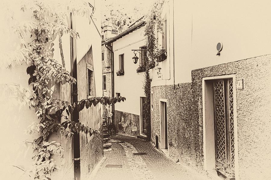 Limone Back Streets Antique Photograph