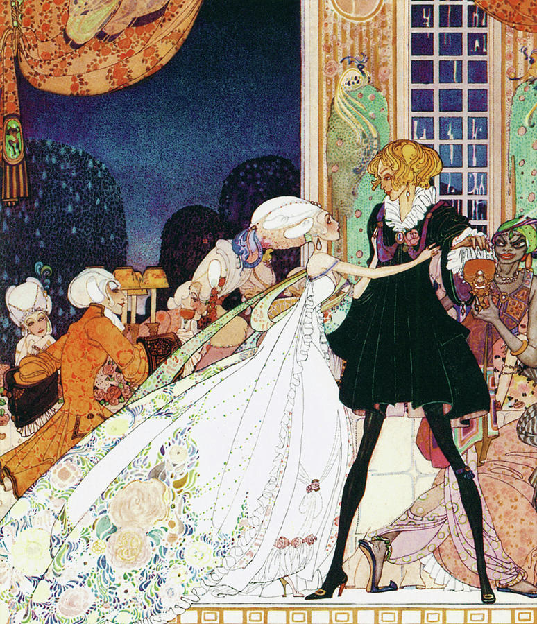 Princess Painting - Lina, The Youngest Princess Who Stops Michael Trying To Take Medicine To Become A Dance Doll by Kay Nielsen Princess Painting - Lina, The Youngest Princess Who Stops Michael Trying To Take Medicine To Become A Dance Doll by Kay Nielsen