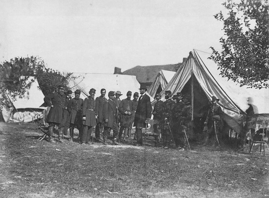 Lincoln at Antietam Painting by Alexander Gardner - Fine Art America