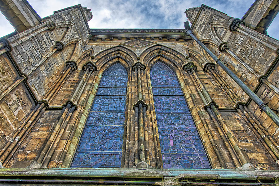 Lincoln Cathedral Looking Up Photograph by Scott Lyons