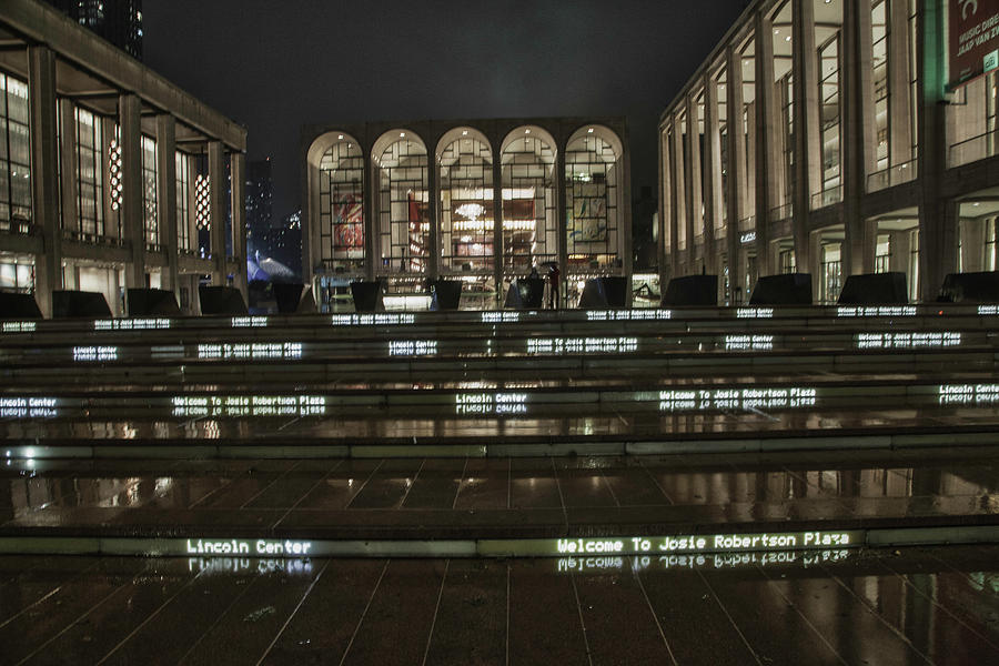 Lincoln Center for the Performing Arts Photograph by Jacqui Boonstra
