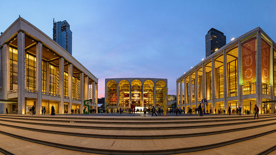 Lincoln Center, Nyc Digital Art by Claudio Cassaro