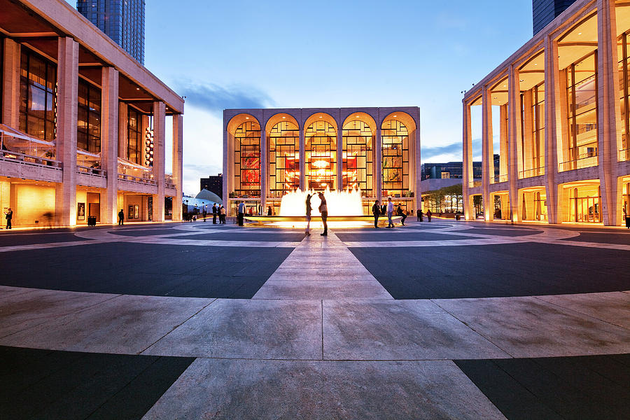 Lincoln Center, Nyc Digital Art by Luigi Vaccarella