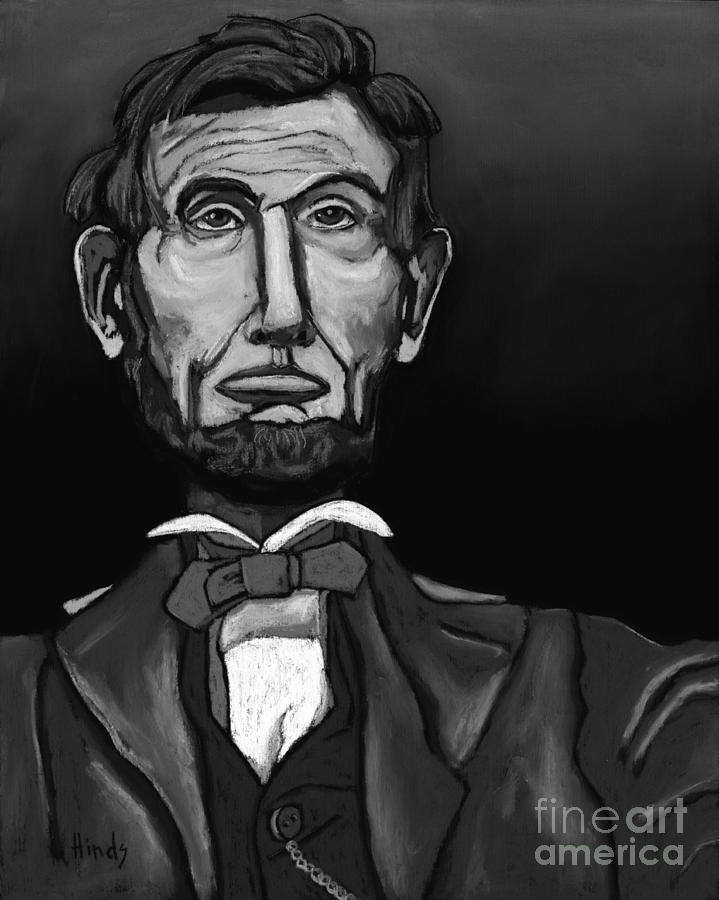 Abraham Lincoln Painting - Lincoln Memorial - Black and White by David Hinds