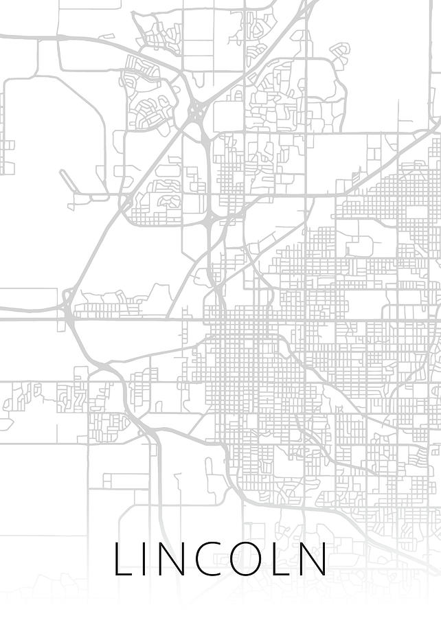 Lincoln Nebraska c1889 map 36x24