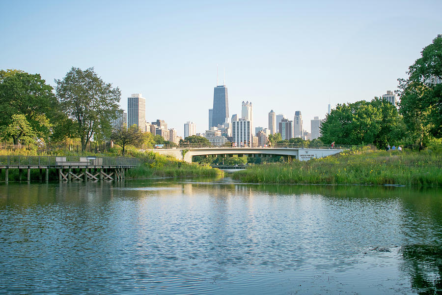 Chicago Photograph - Lincoln Park Bridge by Njr Photos