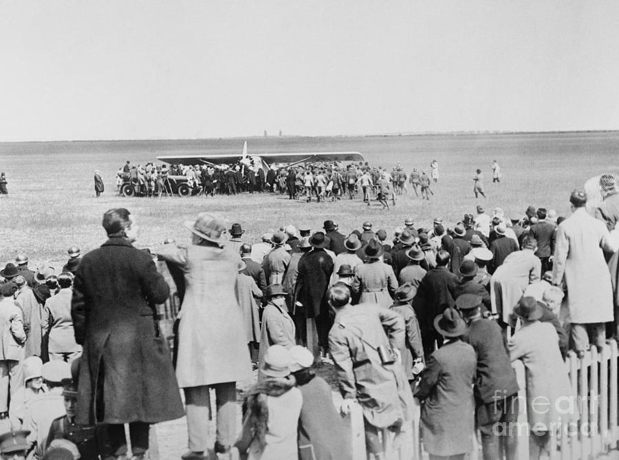 Lindbergh Arriving From Paris Photograph by Bettmann