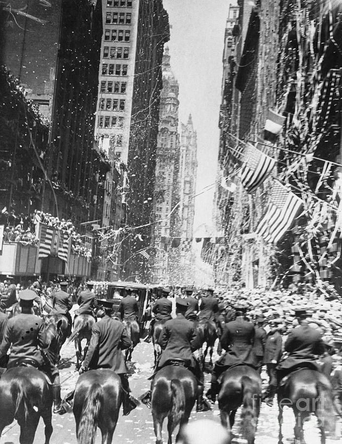 Lindberghs Reception In New York Photograph by Bettmann