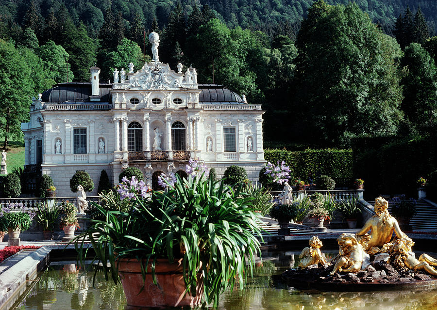 Linderhof Palace Is A Schloss, Castle Photograph by Panoramic Images