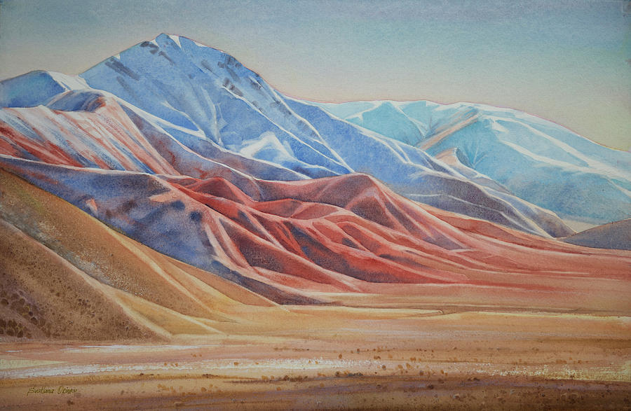 Mountain Painting - Lindis Pass by Svetlana Orinko