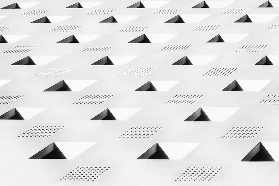 Abstract Photograph - Line Up by Mei Xu