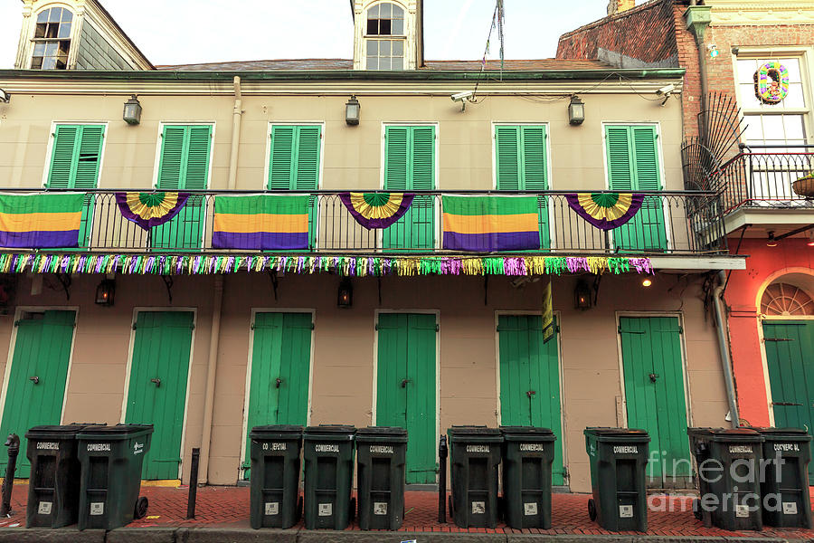 Lined Up on Bourbon Street New Orleans Photograph by John Rizzuto