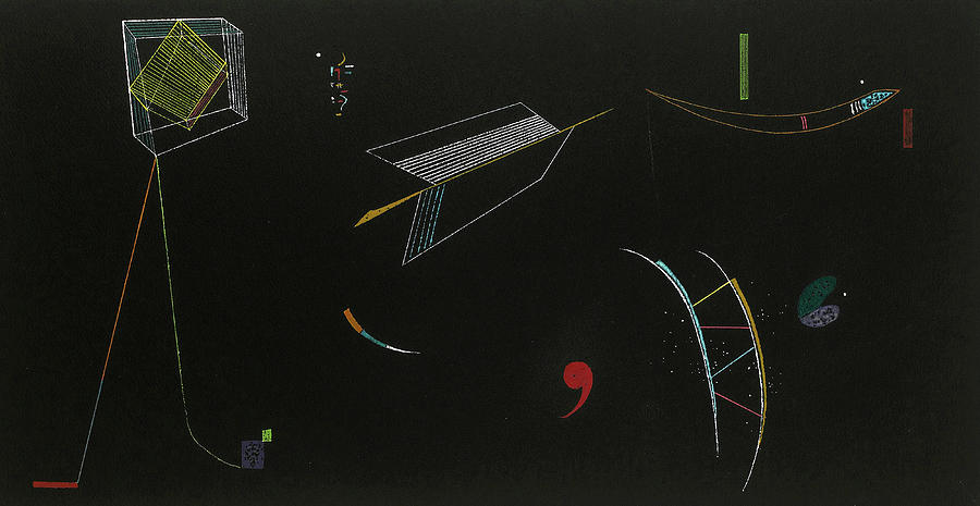Wassily Kandinsky Painting - Lines, 1939 by Wassily Kandinsky
