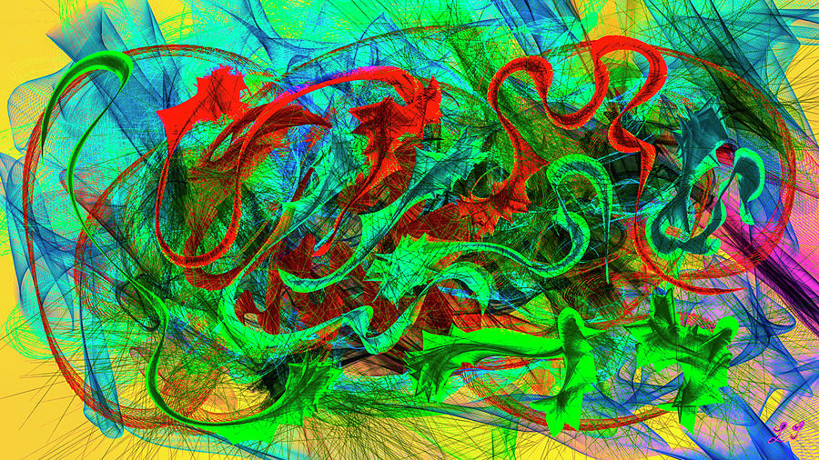 Lines And Colours #i8 Digital Art by Leif Sohlman