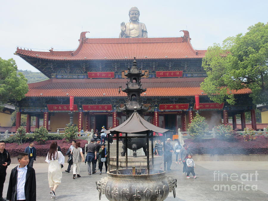 Lingshan Buddha 6 Photograph by Randall Weidner