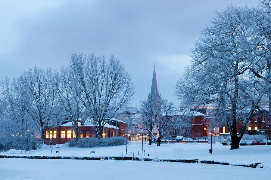 Linköping In Winter Photograph by Johan Klovsjö