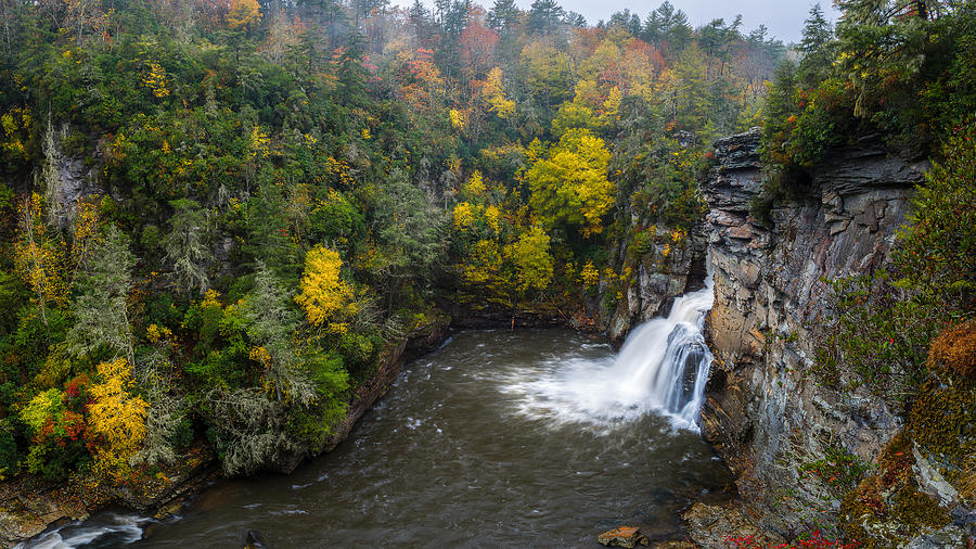 Linville Falls - Linville Gorge Photograph by Mike Koenig - Fine Art ...