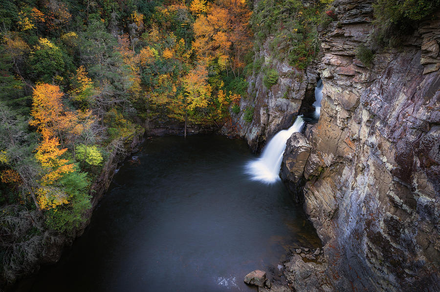 Linville Falls Plunge Photograph by C  Renee Martin