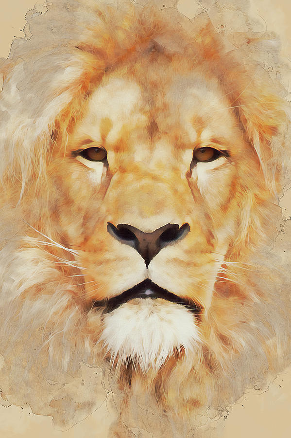 Lion King - 03 Painting by AM FineArtPrints