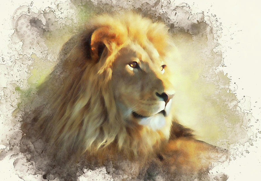 Lion King - 08 Painting by AM FineArtPrints