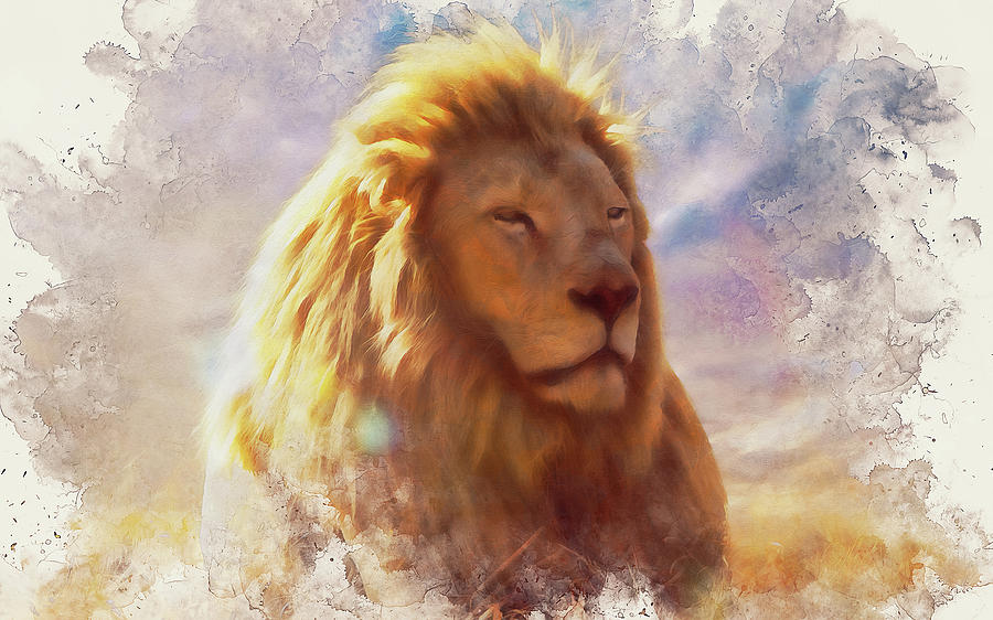 Lion King - 09 Painting by AM FineArtPrints
