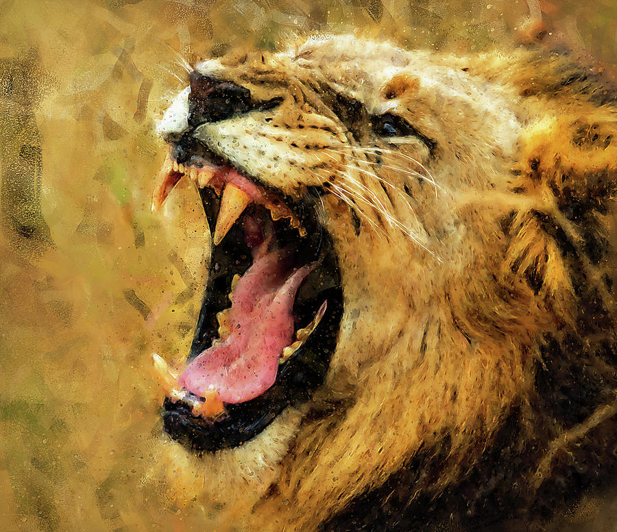 Lion King - 15 Painting by AM FineArtPrints