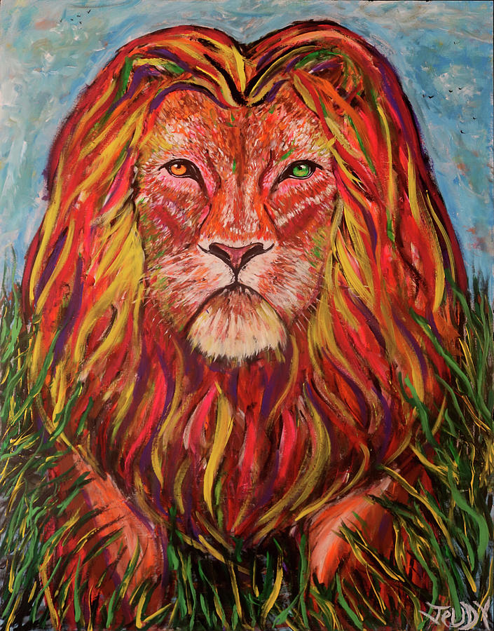 Lion King Painting by Jeff Jeudy
