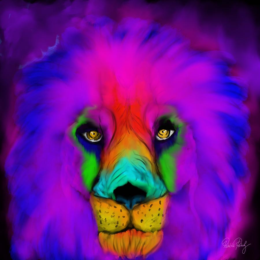 Lion King Painting by Patricia Piotrak