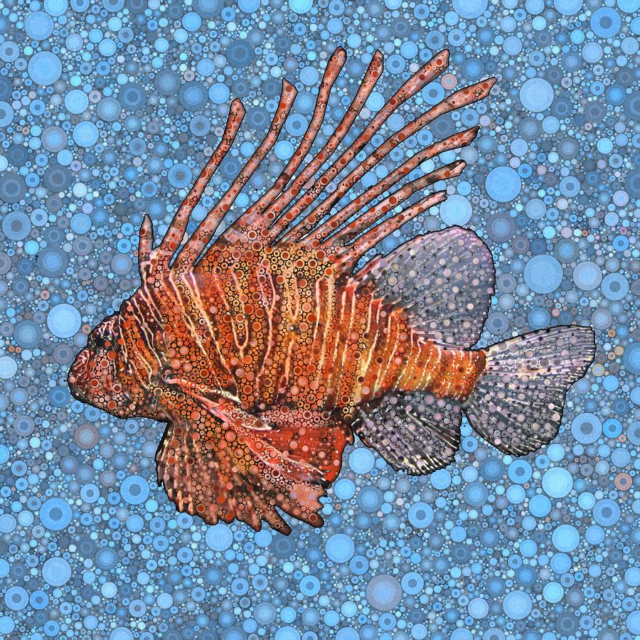 Lionfish Digital Art by Daniel McPheeters