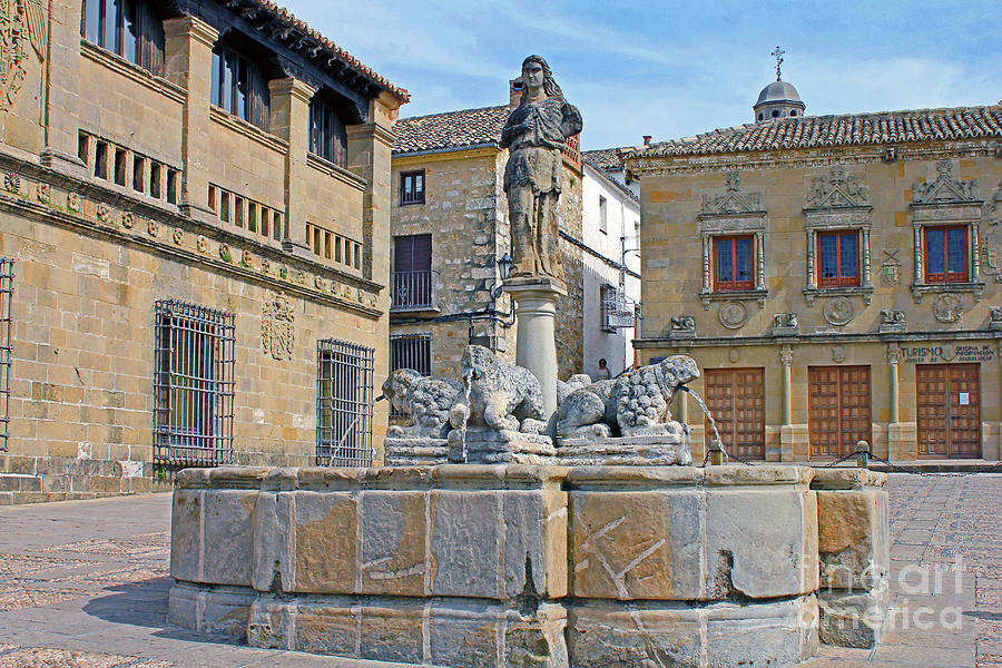 Lions Fountain in Baeza Photograph by Nieves Nitta