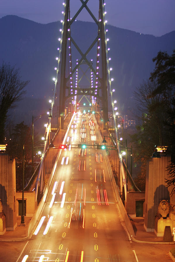 Lions Gate Bridge Early Evening Photograph by Lonely Planet