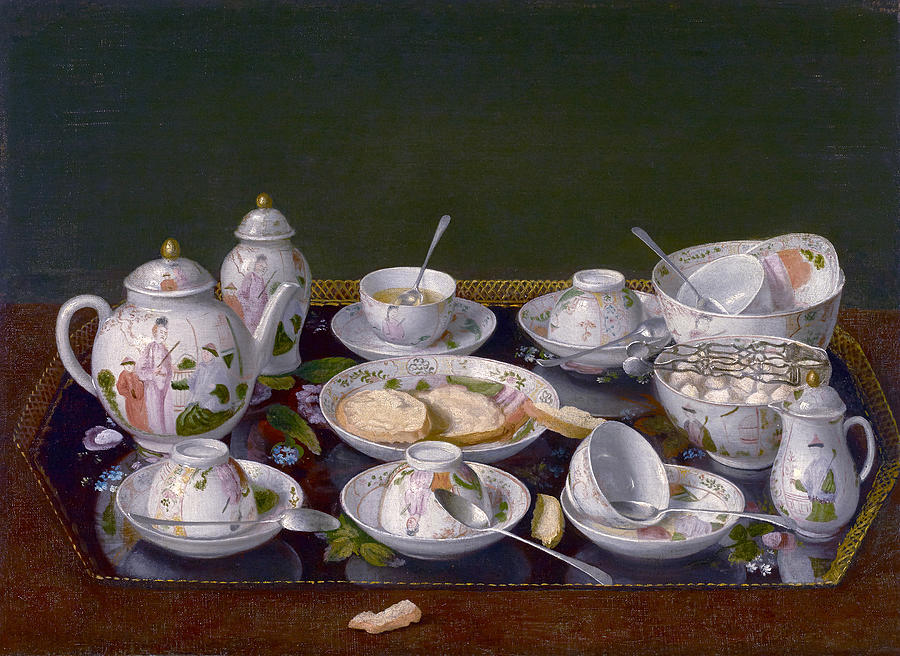 Still Life Tea Set, C1782 Painting by Jean-Etienne Liotard