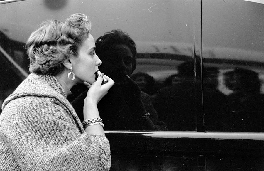 Lipstick Check Photograph by Thurston Hopkins Lipstick Check Photograph by Thurston Hopkins