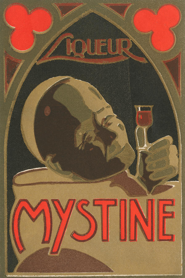 Monk Painting - Liqueur Mystine by Unknown