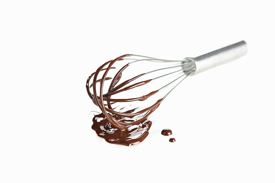 Liquid Chocolate Dripping Off A Whisk Photograph by Pizzi, Alessandra ...