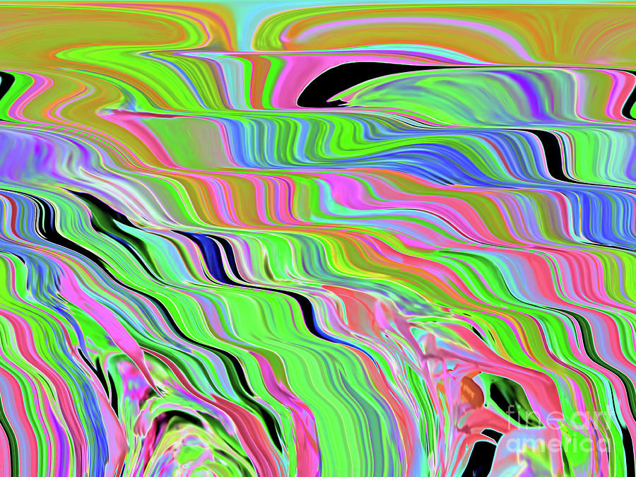 Liquid Colors Digital Art by D Hackett