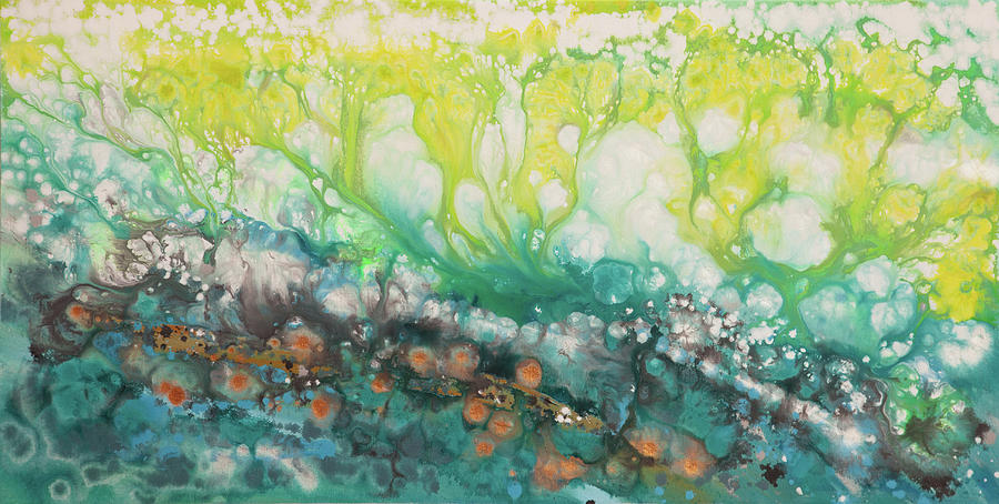 Abstract Painting - Liquid Energy 23 by Hilary Winfield