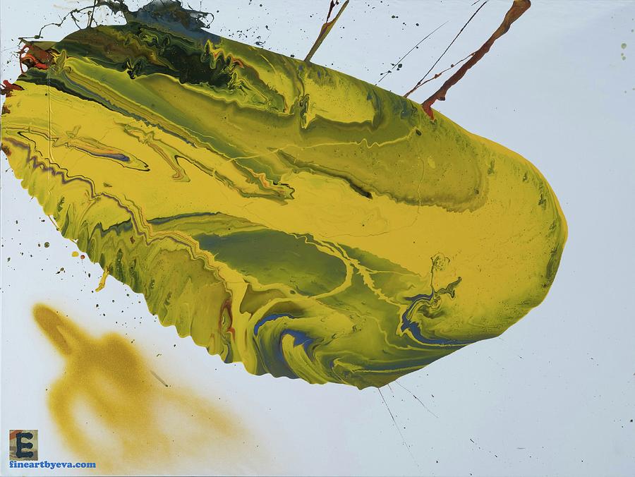 Liquid Tank Painting by Eva Amsellem