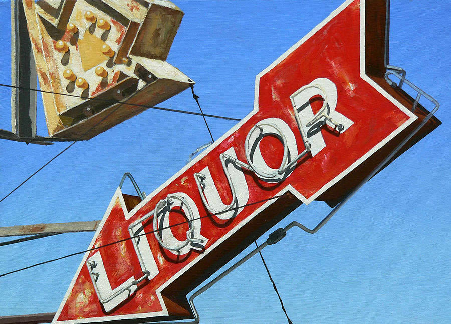 Liquor Arrow Number Two Painting