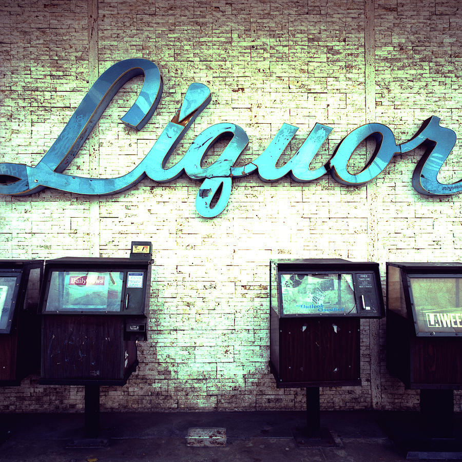 Liquor Sign Photograph by Eyetwist / Kevin Balluff