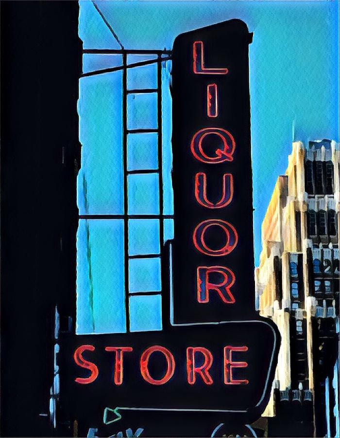 Liquor Store Sign Caren Aronson 