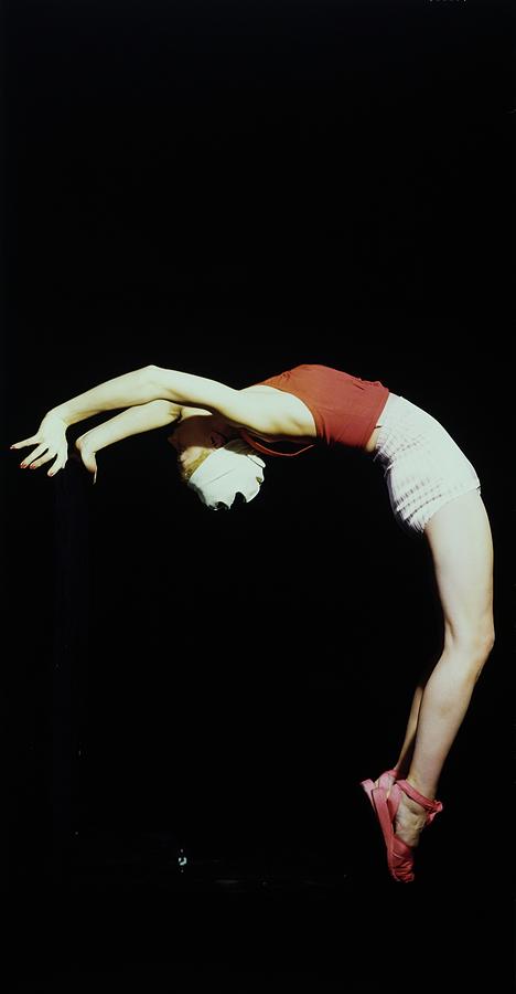 Lisa Fonssagrives Wearing Brigance Bending Photograph by Horst P. Horst