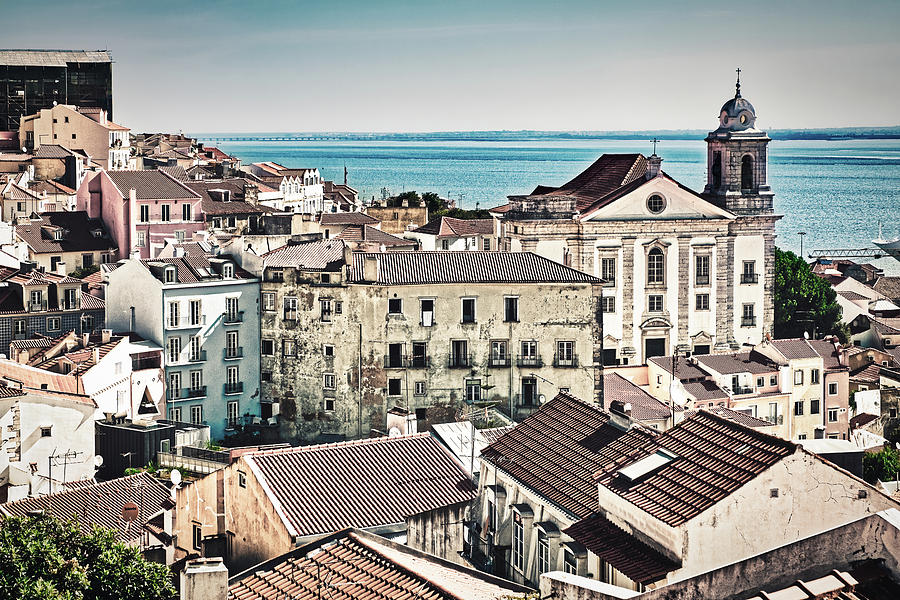 Lisbon Cityscape - Portugal Photograph by Stuart Litoff