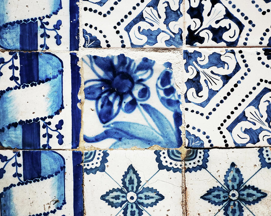Lisbon Tiles One Photograph by Lupen Grainne