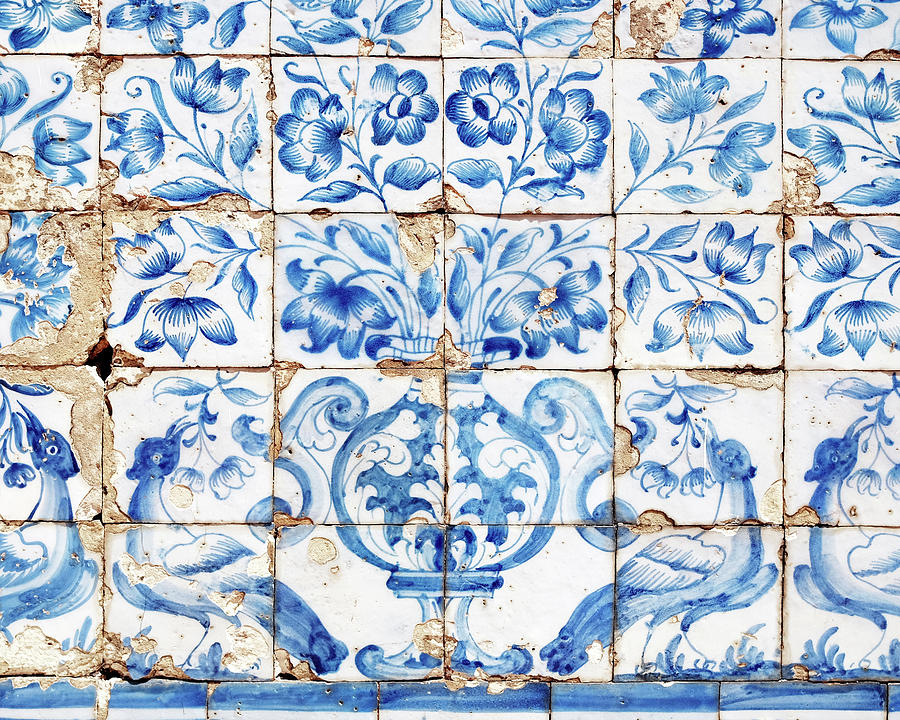 Lisbon Tiles Three Photograph by Lupen Grainne